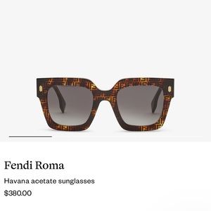 Fendi Roma Brown Sunglasses